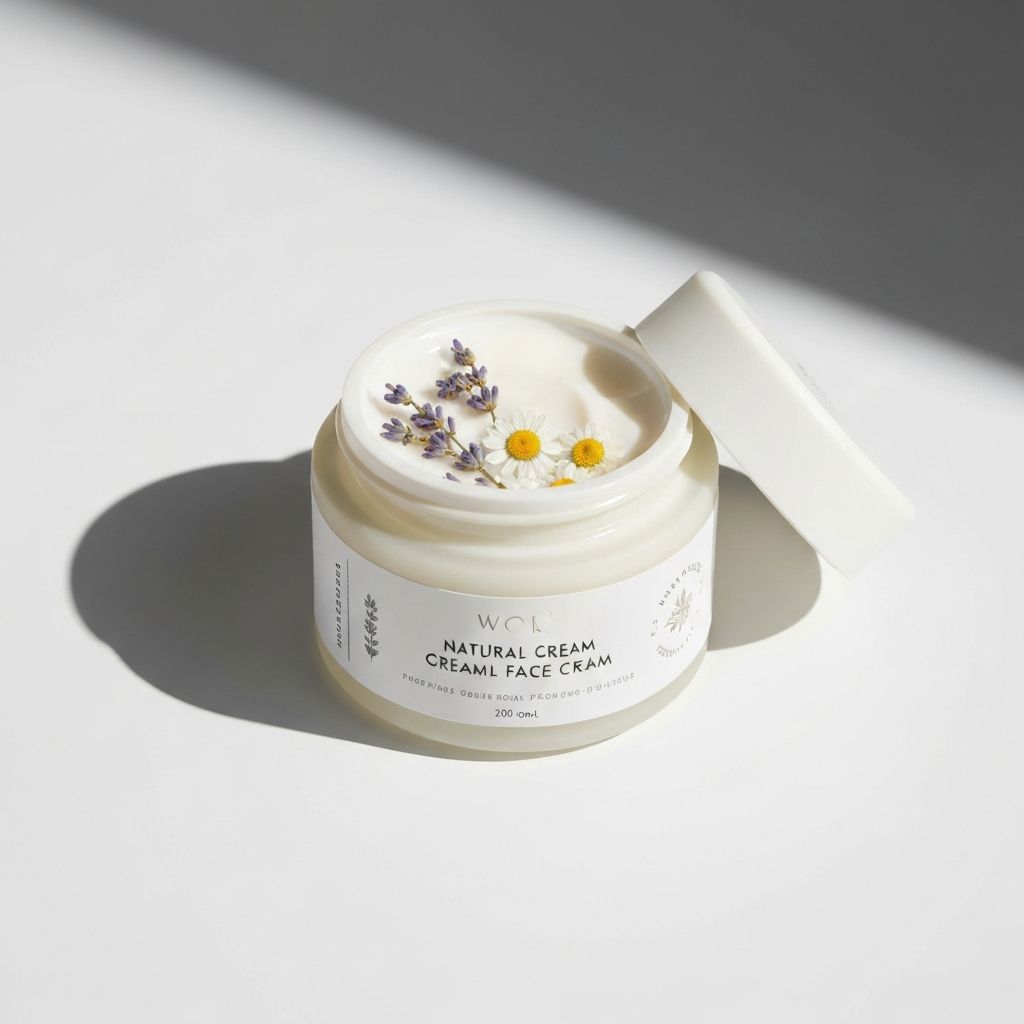 Crema facial natural